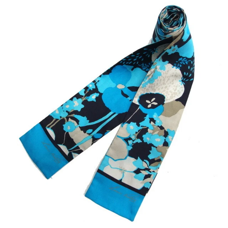 Louis Vuitton   blue  Silk Scarf (Pre-Owned)