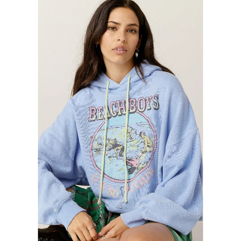 The Beach Boys Us '80 Tour Oversized Hoodie