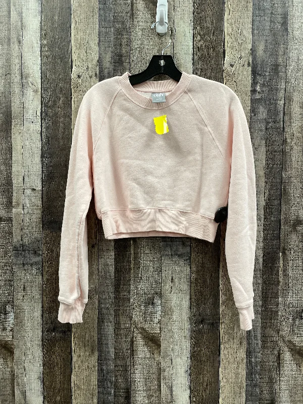 Sweatshirt Crewneck By Cme In Pink, Size: S