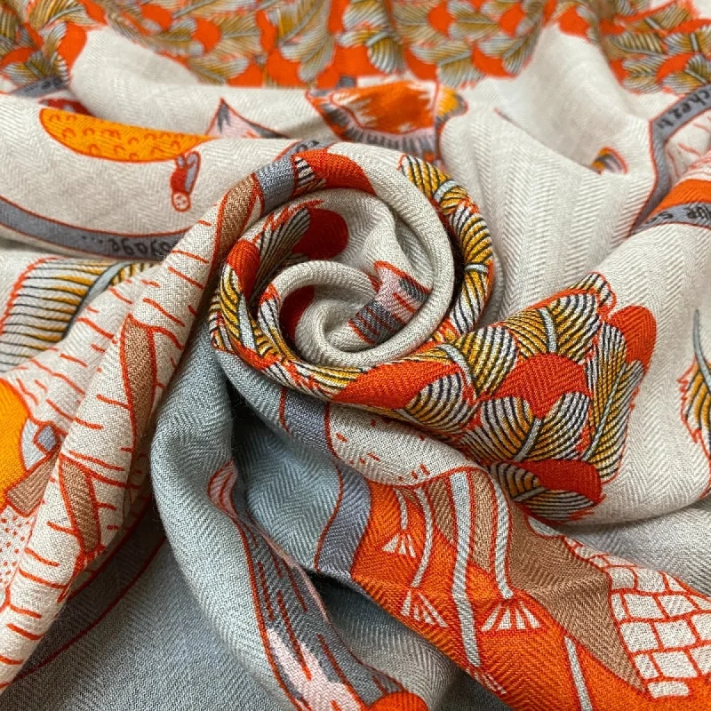 Hermes   Cashmere Silk Scarf (Pre-Owned)