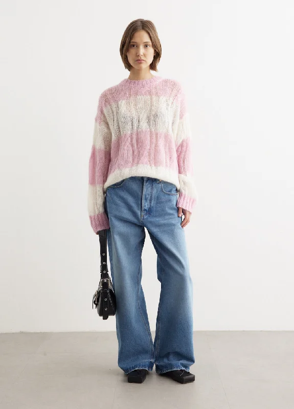 Mohair Cable Knit Sweater