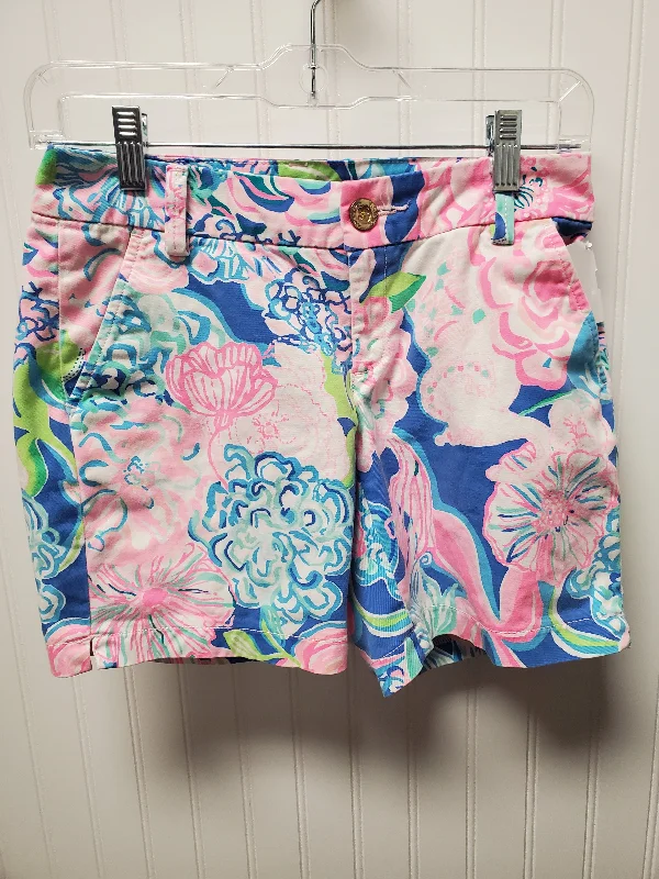 Shorts Designer By Lilly Pulitzer In Blue & Pink, Size: Xs