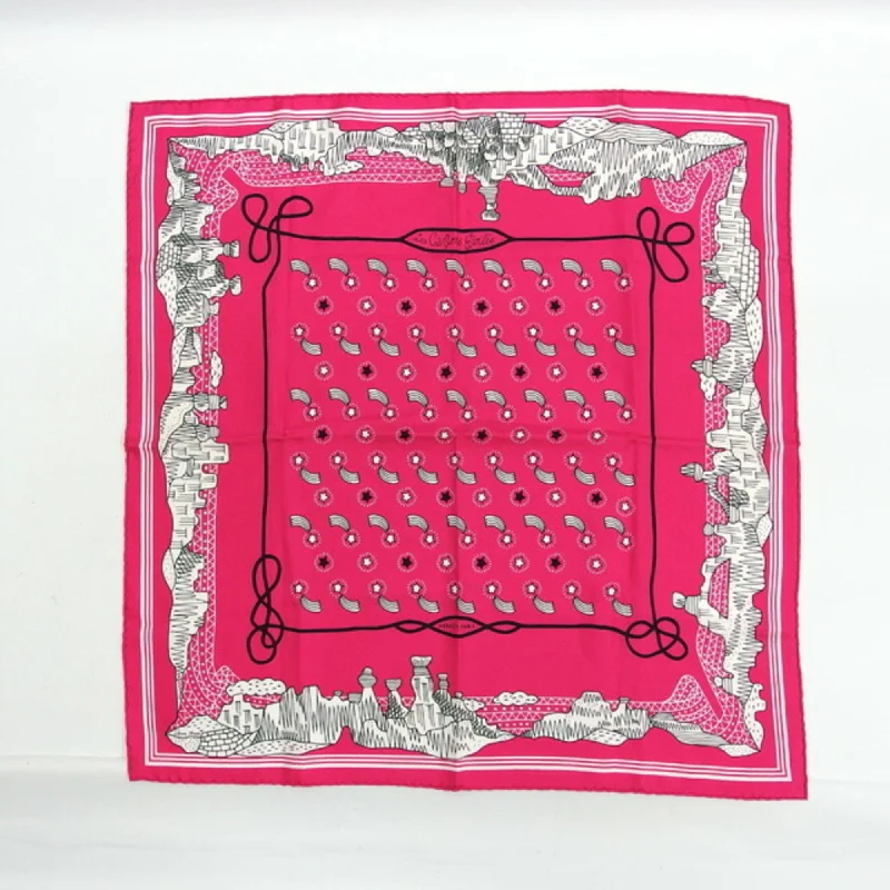 Hermes  pink pink  Silk Scarf (Pre-Owned)