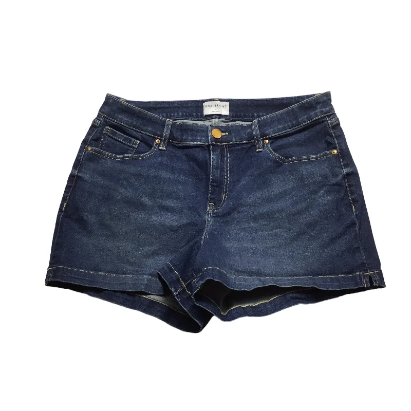 Shorts By Lane Bryant In Blue Denim, Size: 16