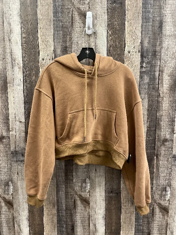 Sweatshirt Hoodie By Cmf In Brown, Size: L