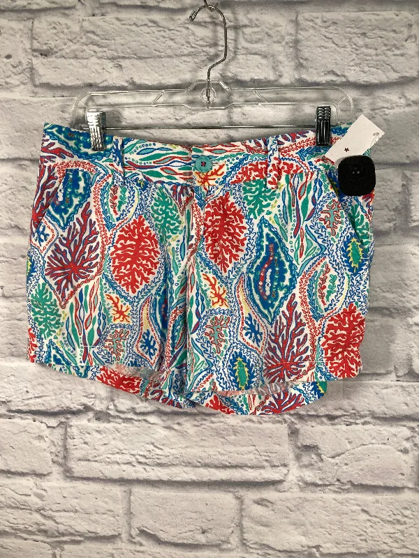 Shorts Designer By Lilly Pulitzer In Blue & Green, Size: 8