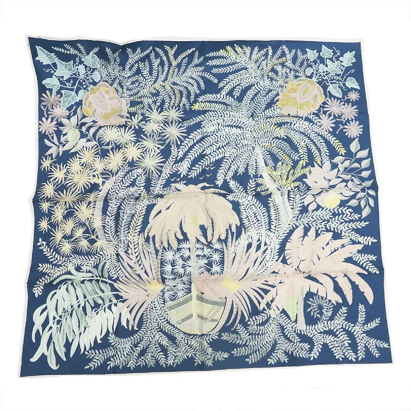 Hermes  Navy Silk Scarf (Pre-Owned)