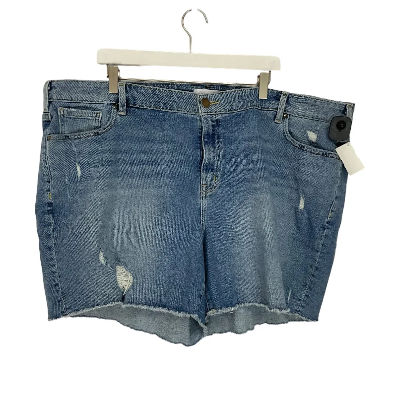 Shorts By Lane Bryant In Blue Denim, Size: 24