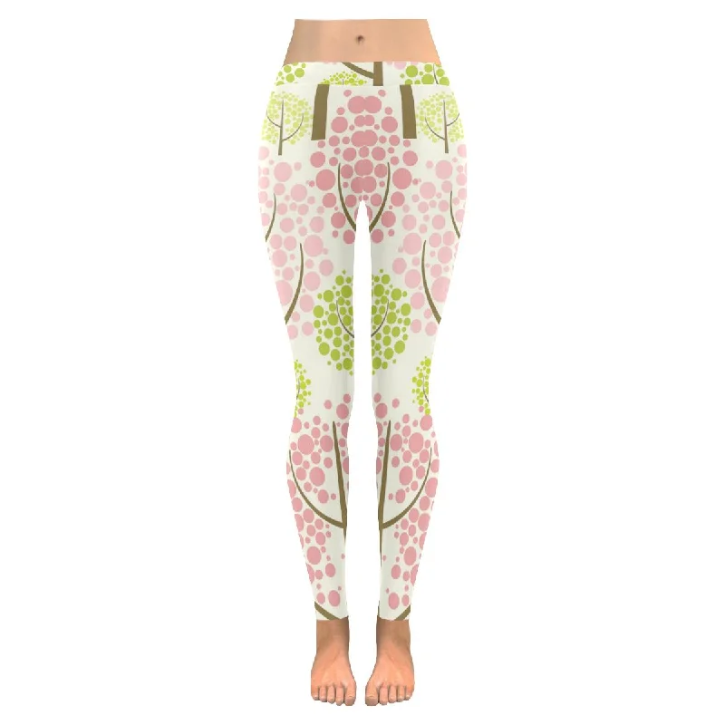 Zenzzle Spring forest print on Low Rise womens outdoor Leggings(XXS-5XL)