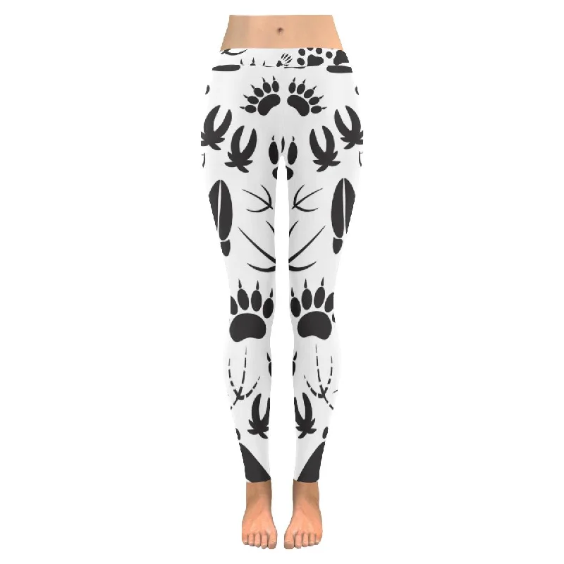 Zenzzle Animal paw print on Women outdoor Leggings plus size:XXS-5XL