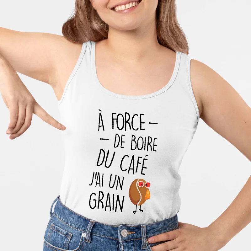 Débardeur Femme J'ai un grain de café