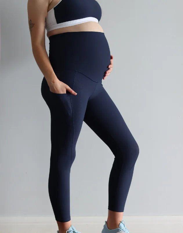 Maternity Leggings - Ryan Ribbed 7/8