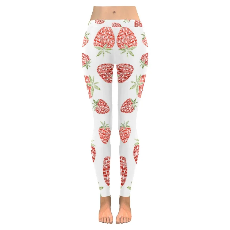 Zenzzle endless berry print low rise womens outdoor leggings(XXS-5XL)