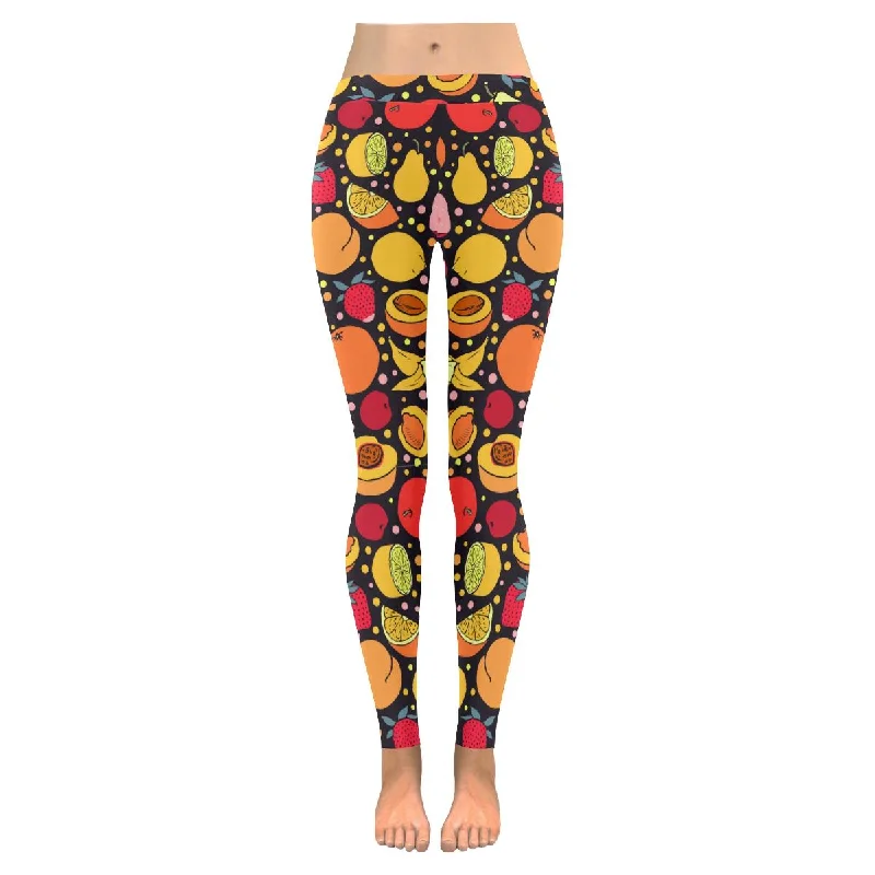 Zenzzle colorful fruits print on women outdoor Leggings plus size:XXS-5XL