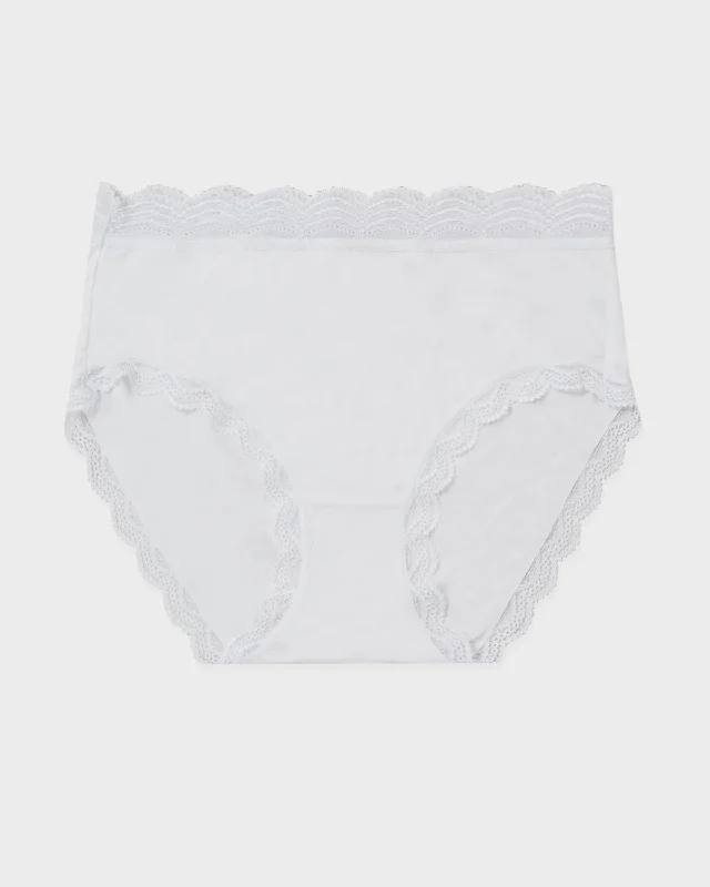 High Rise Brief - White