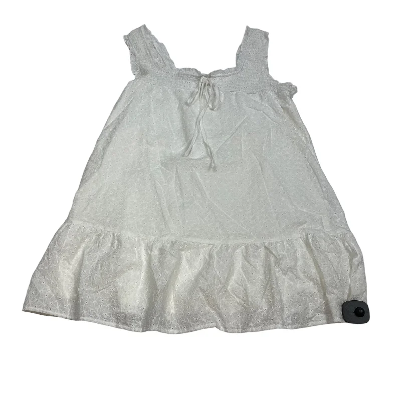 White Dress Casual Short Le Lis, Size M