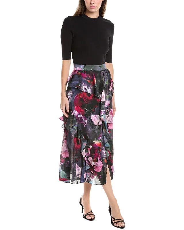 Ted Baker Ruffle Skirt Sheath Dress