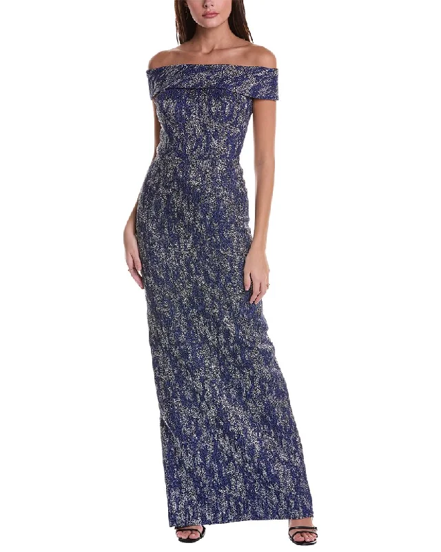 Teri Jon by Rickie Freeman Jacquard Gown