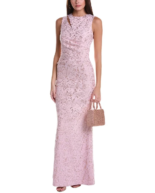 Teri Jon by Rickie Freeman Jacquard Gown