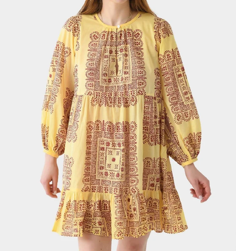 Nalii Mini Dress In Yellow