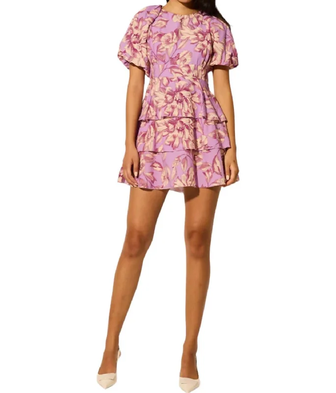 Reyna Mini Dress In Lilac