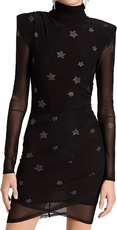 Star Marlene Mini Dress In Black