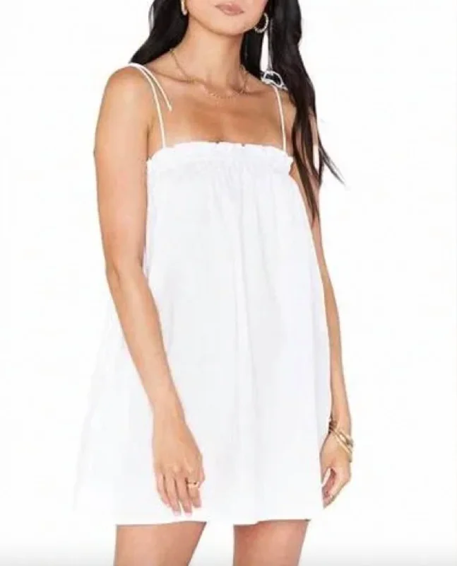 Angel Mini Dress In White