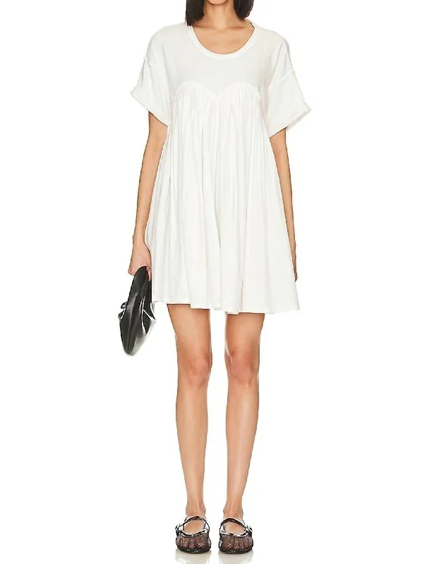 Catalina Mini Dress In Ivory