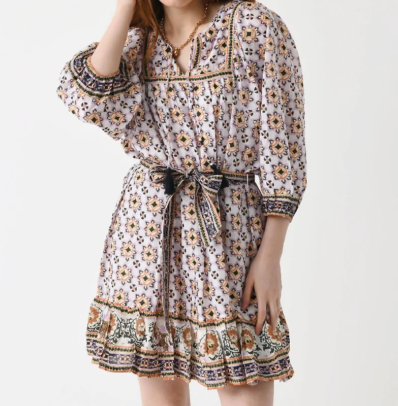 Giovanna Mini Dress In Marrakesh Print