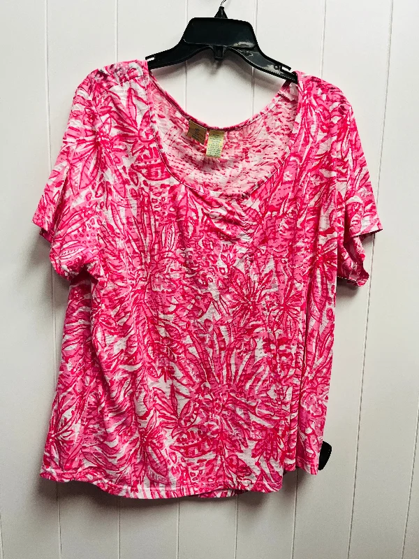 Top Short Sleeve By Caribbean Joe  Size: 3x