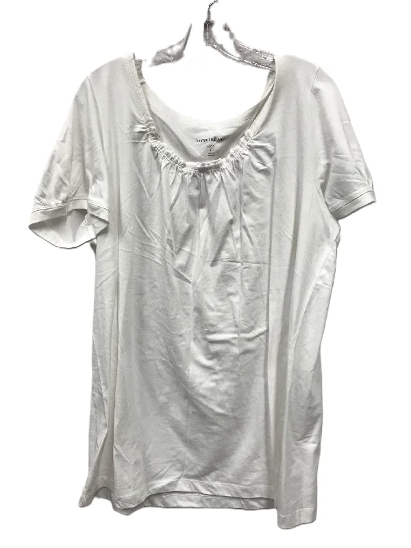 Top Short Sleeve By Woman Within  Size: L