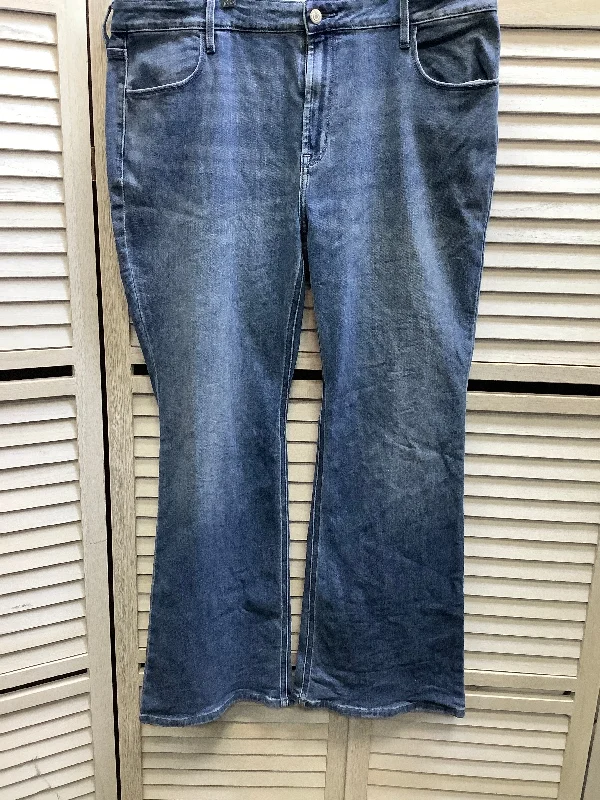 Blue Denim Jeans Flared Old Navy, Size 18