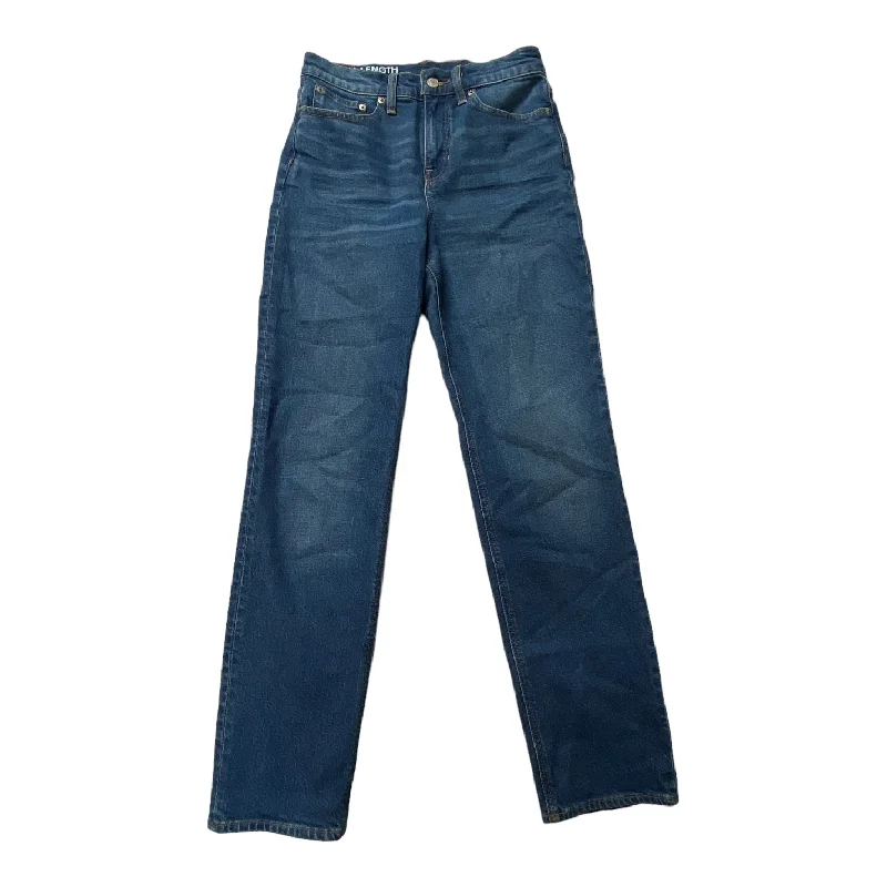 Blue Denim Jeans Straight J. Crew, Size 0