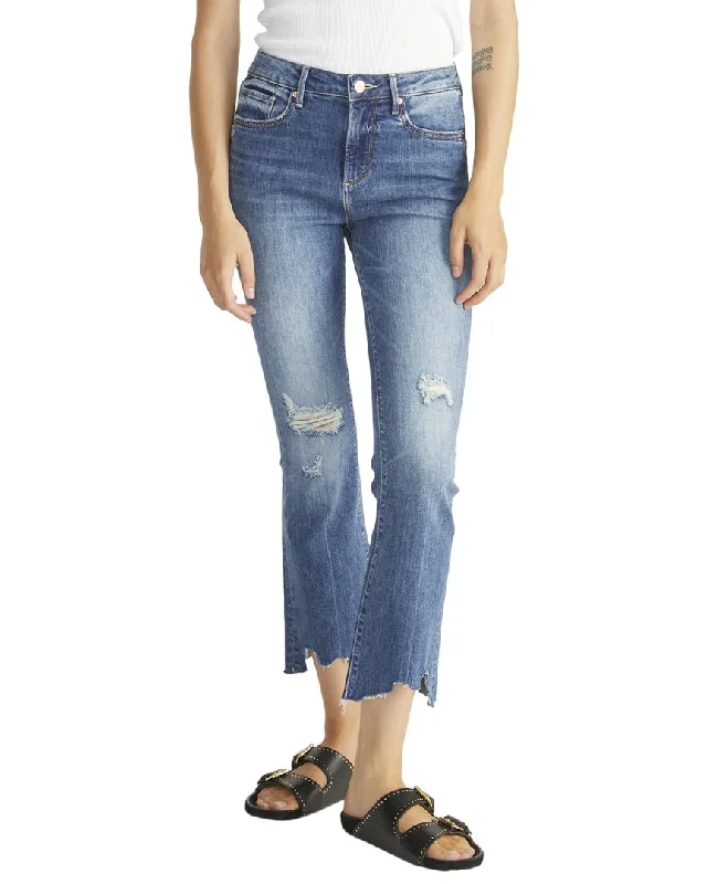 Driftwood Jeans Roxy Dark Wash Crop Flare Jean