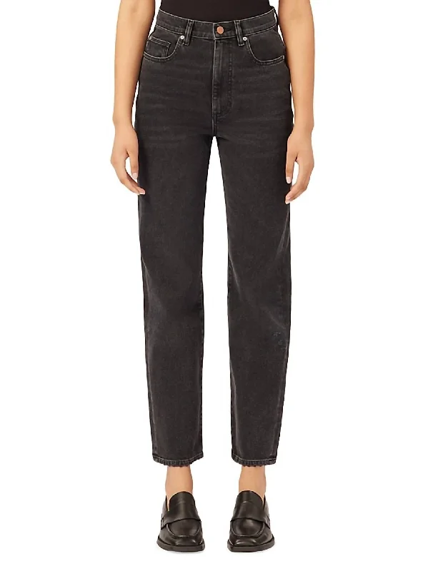 Enora Cigarette High Rise Jeans In Nightshade