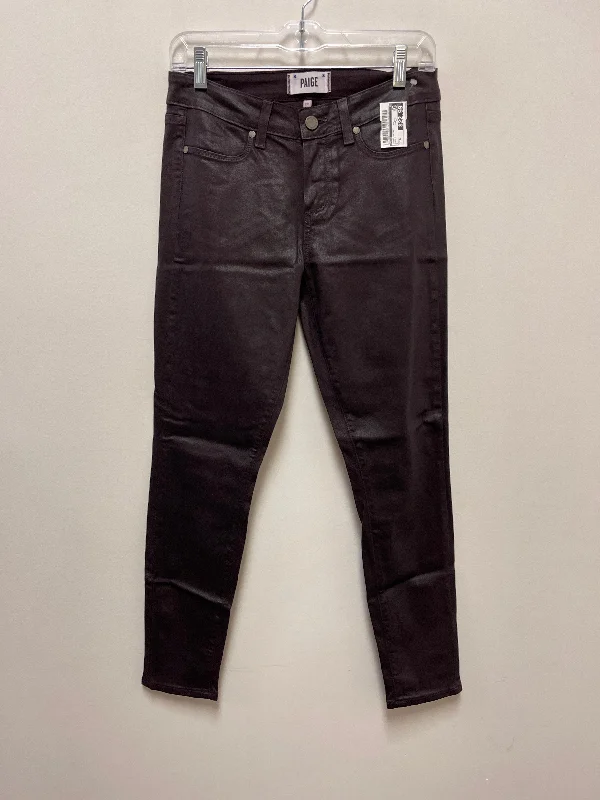 Purple Jeans Skinny Paige, Size 6