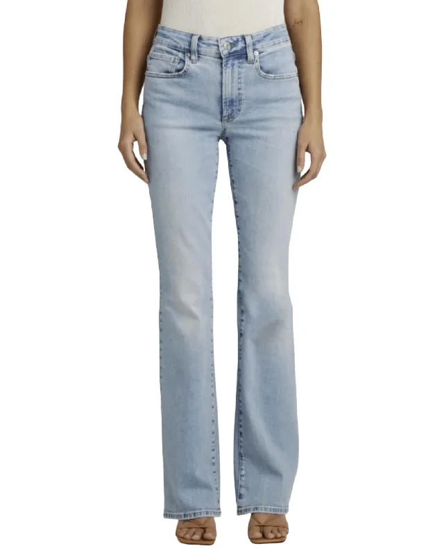 Women's Lark Raw Hem Flare Jeans In Avalanche