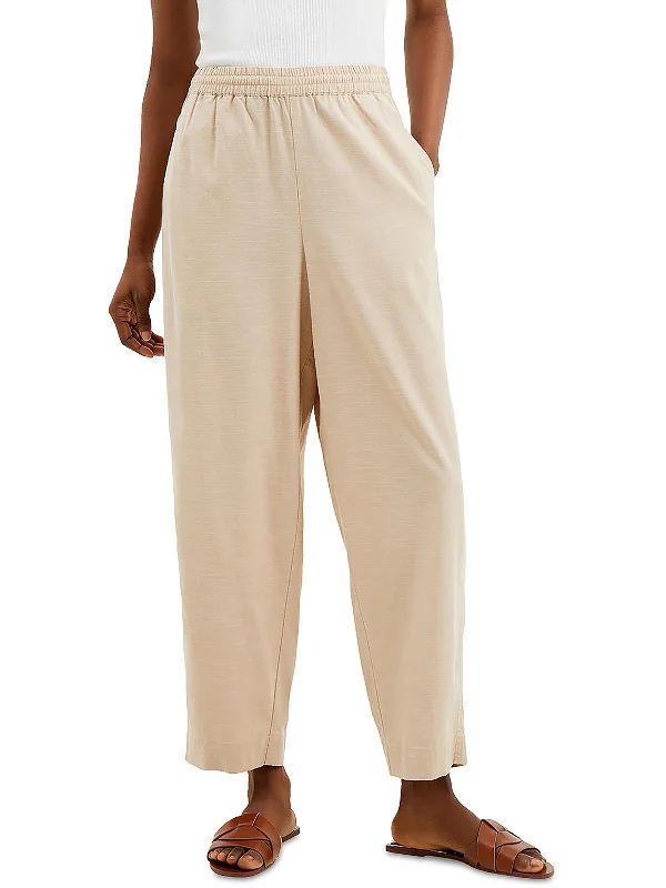 Alania Womens Slub Lyocell Trouser Pants