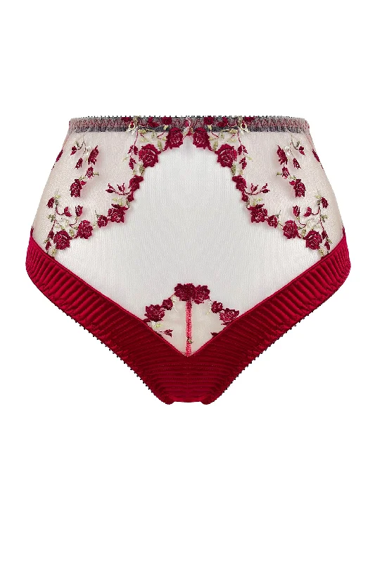 Charlotte Silk High Waist Brief