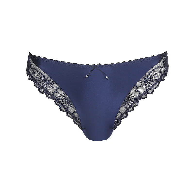 Jane Velvet Blue Italian Briefs