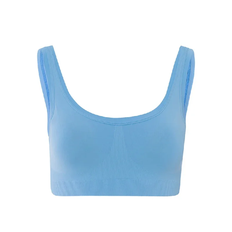 Touch Feeling Angelite Padded Crop Top