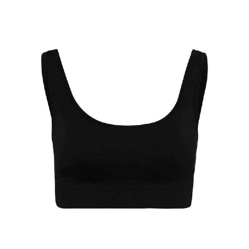 Touch Feeling Padded Crop Top