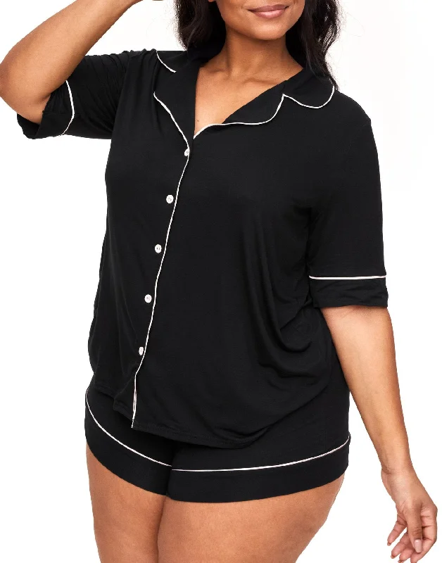 Jayney Women's Plus-Size Short Pajama Set